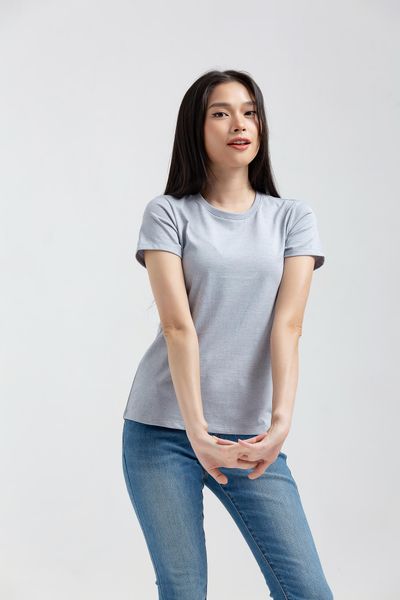 Áo Thun Nữ Cổ Tròn Slim Fit Basic WTS 2231