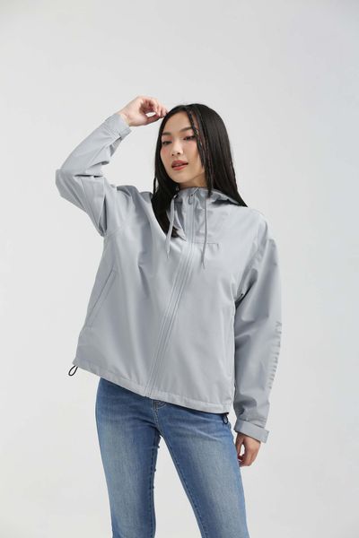 Áo Khoác Dù Nữ Trượt Nước Vải Gân Mờ WOP 2029