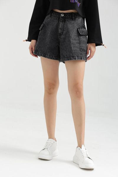 Quần Short Jeans Nữ Túi Đắp Sườn WSR 2016