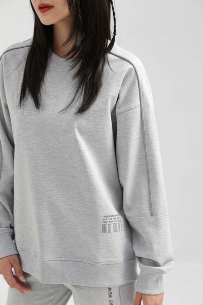 Áo Sweater Nữ In Phản Quang Thân Sau WSW 2016