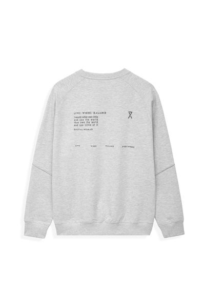 Áo Sweater Nữ In Phản Quang Thân Sau WSW 2016