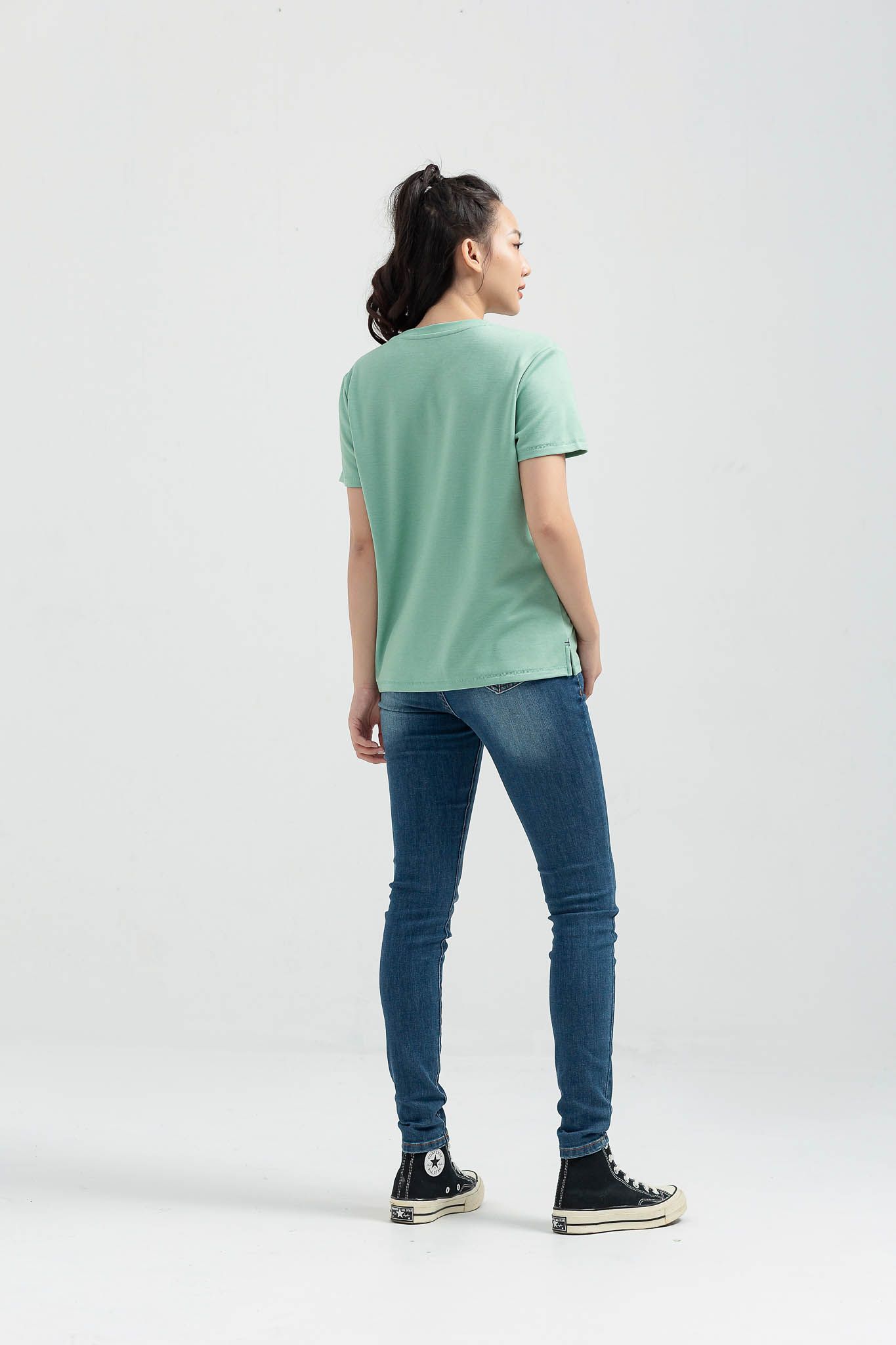 Áo Thun Nữ Green X cổ tròn WTS 2176 -