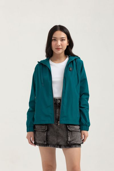 Áo Khoác Nữ Dù Basic Dây Kéo Kim Loại WOP 2032