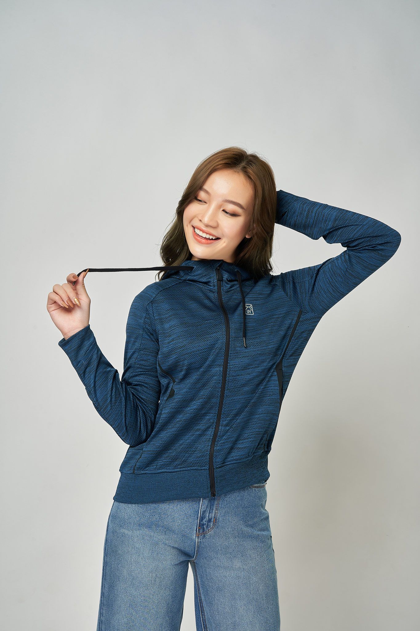 Áo Khoác UV Nữ Sọc Màu WOK 2014 -