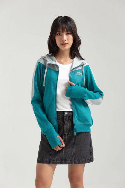 Áo Khoác Nữ Anti UV Vải Đốm Rã Phối Màu WOK 2027