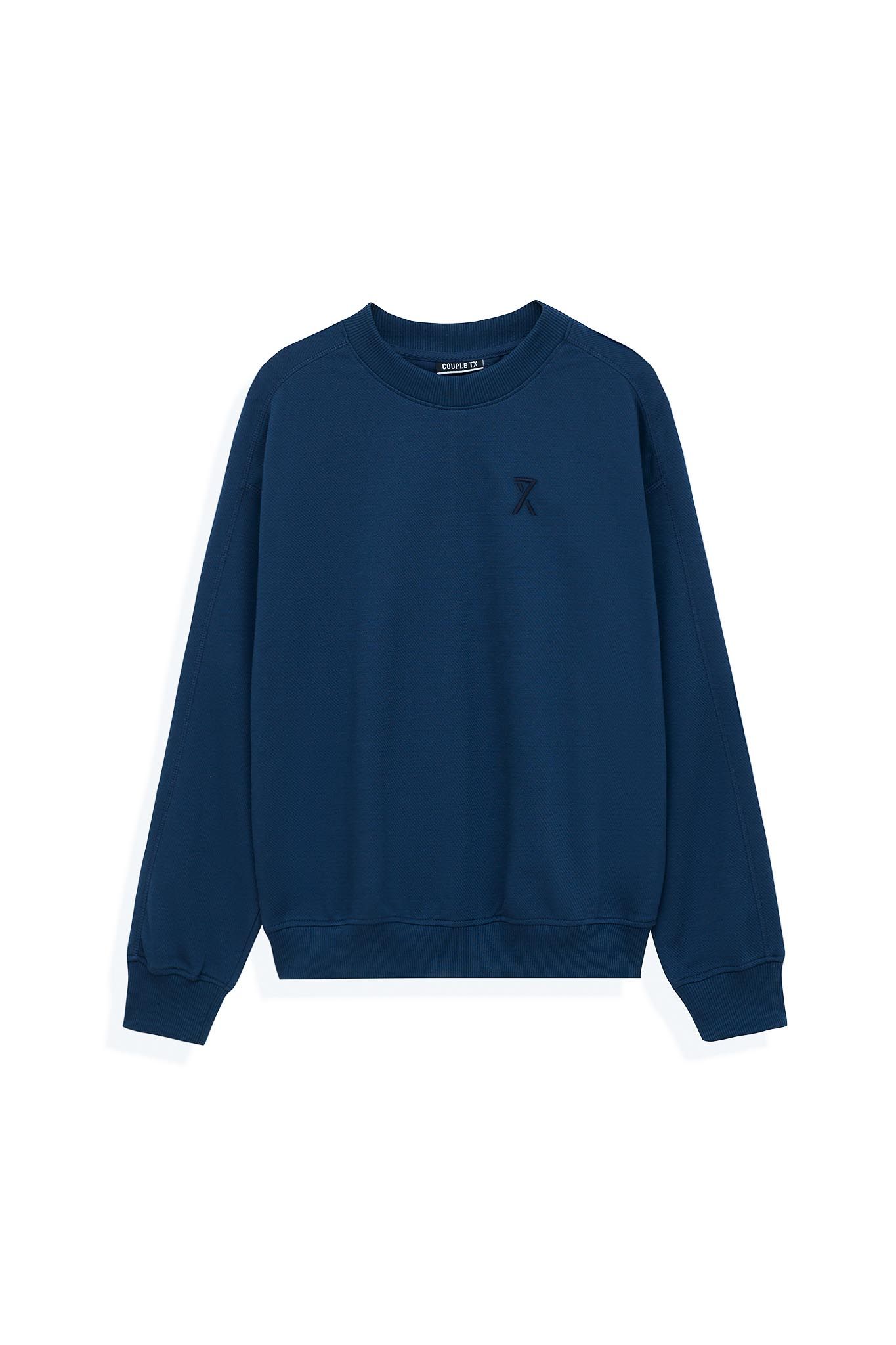 Áo Sweater Nữ Vải Gân Chéo Thêu Typo Túi WSW 2017 -
