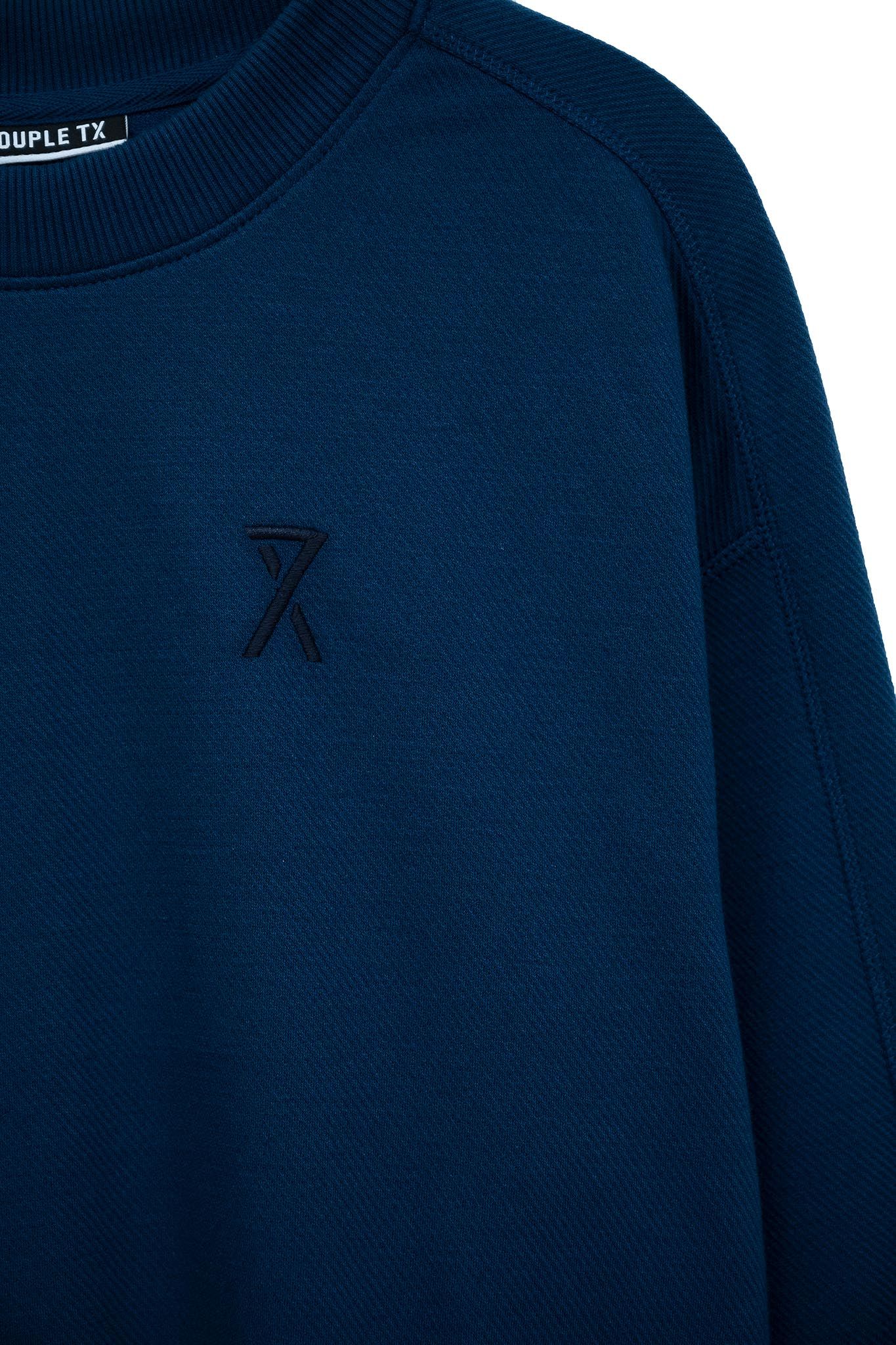 Áo Sweater Nữ Vải Gân Chéo Thêu Typo Túi WSW 2017 -
