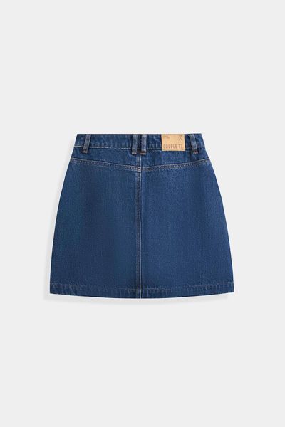 Chân Váy Nữ Mini Jeans Túi Sườn WSK 2019