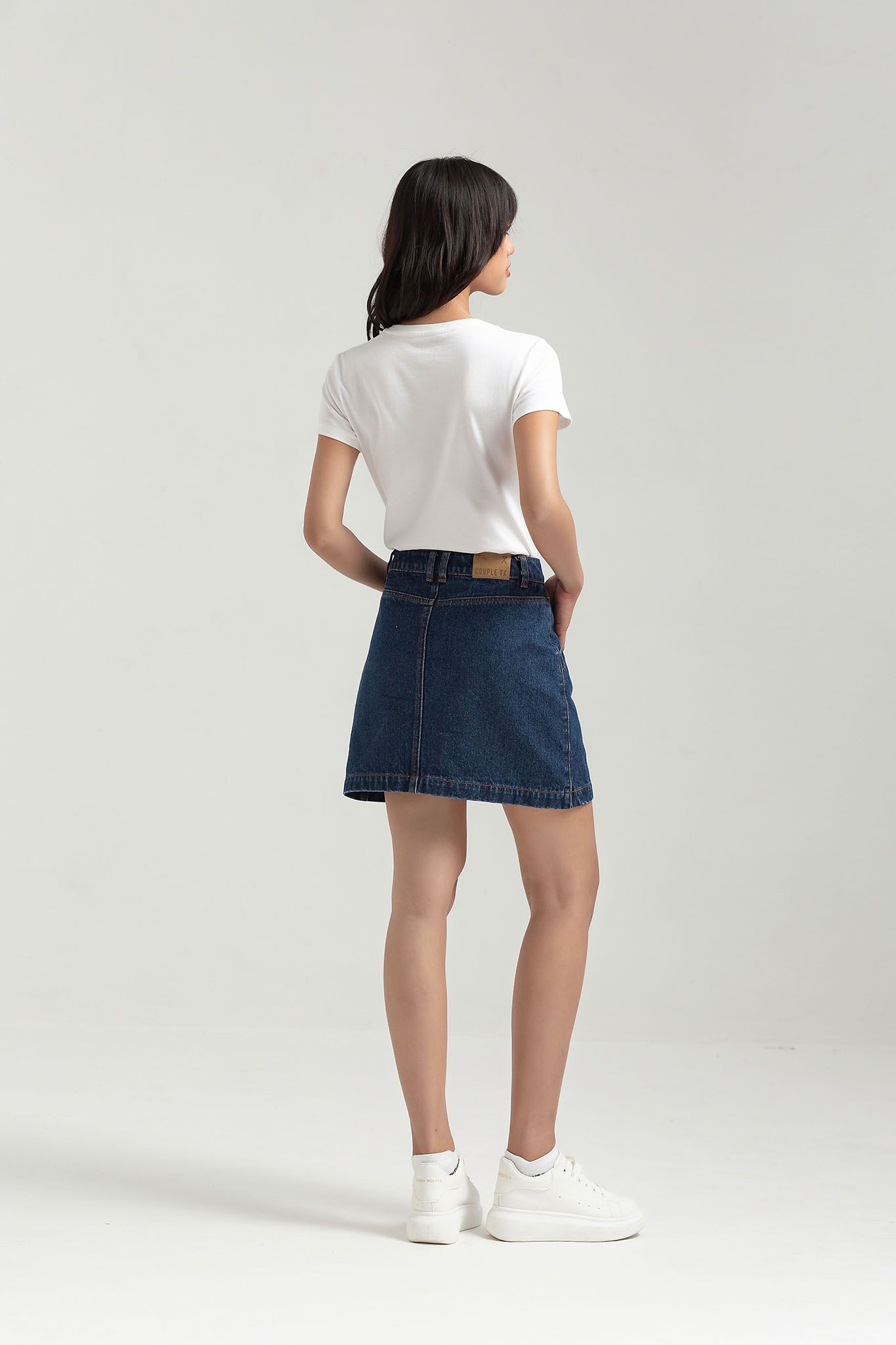 Chân Váy Nữ Mini Jeans Túi Sườn WSK 2019 -
