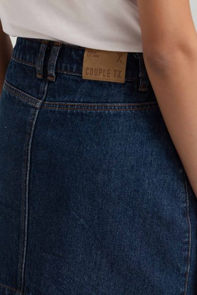 Chân Váy Nữ Mini Jeans Túi Sườn WSK 2019