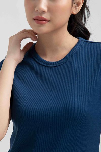 Áo Thun Gân Nữ Slim Fit Tay Lửng WTS 2228