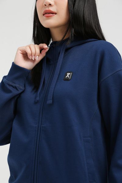Áo Khoác Nữ Basic Thun Gân Chéo WOK 2026