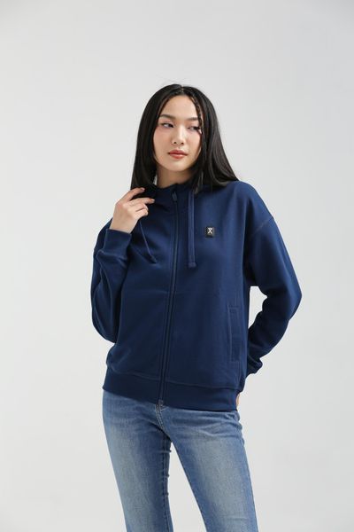 Áo Khoác Nữ Basic Thun Gân Chéo WOK 2026