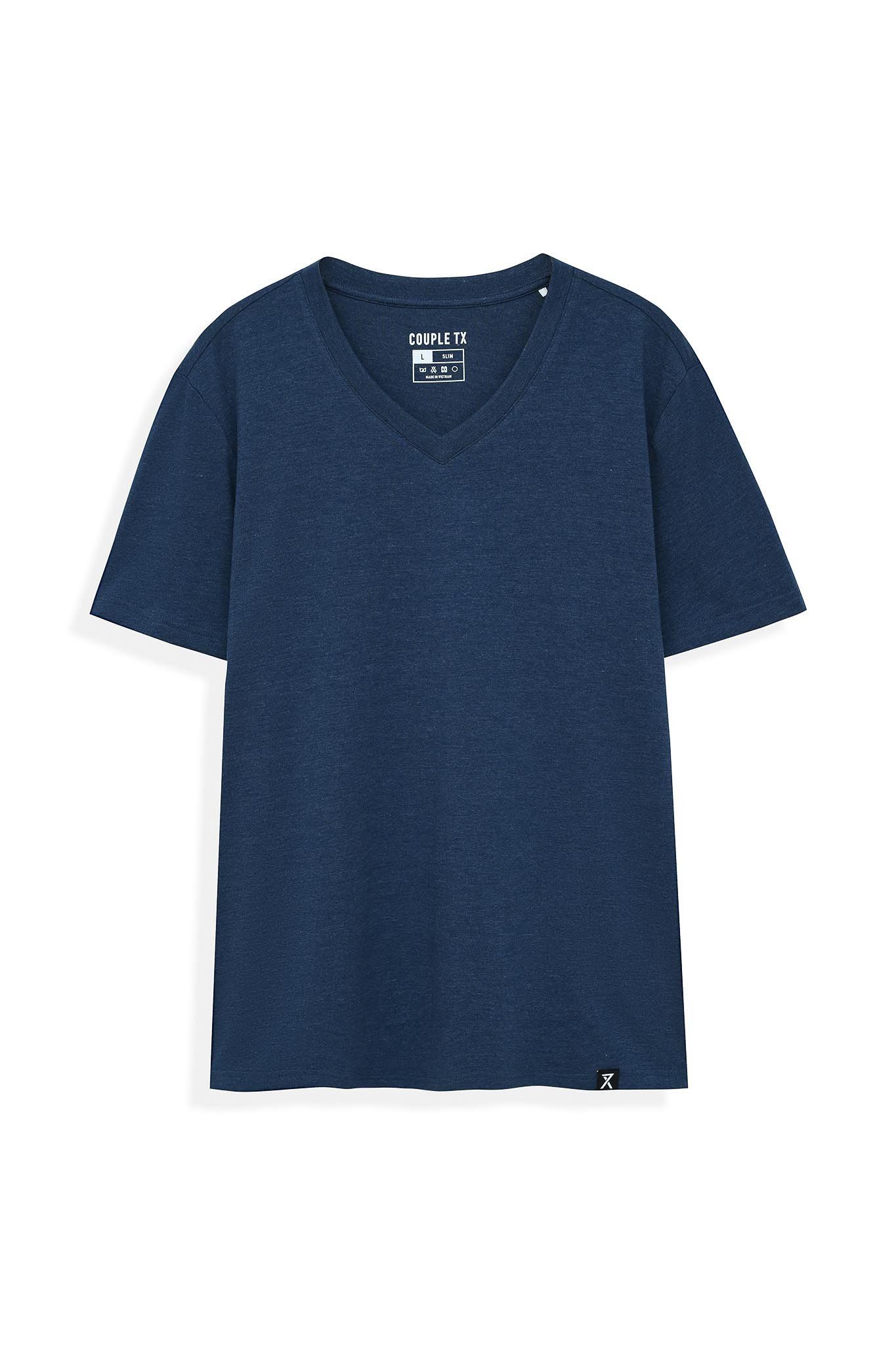 Áo Thun Nữ Cổ Tim Slim Fit Basic WTS 2230 -