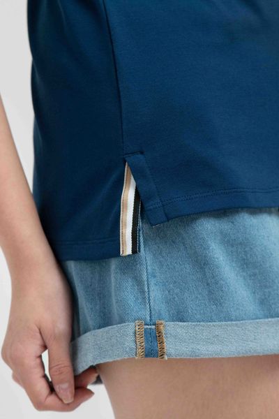 Áo Polo Nữ Pique Slim Fit Phối Bo Cổ WPO 2024