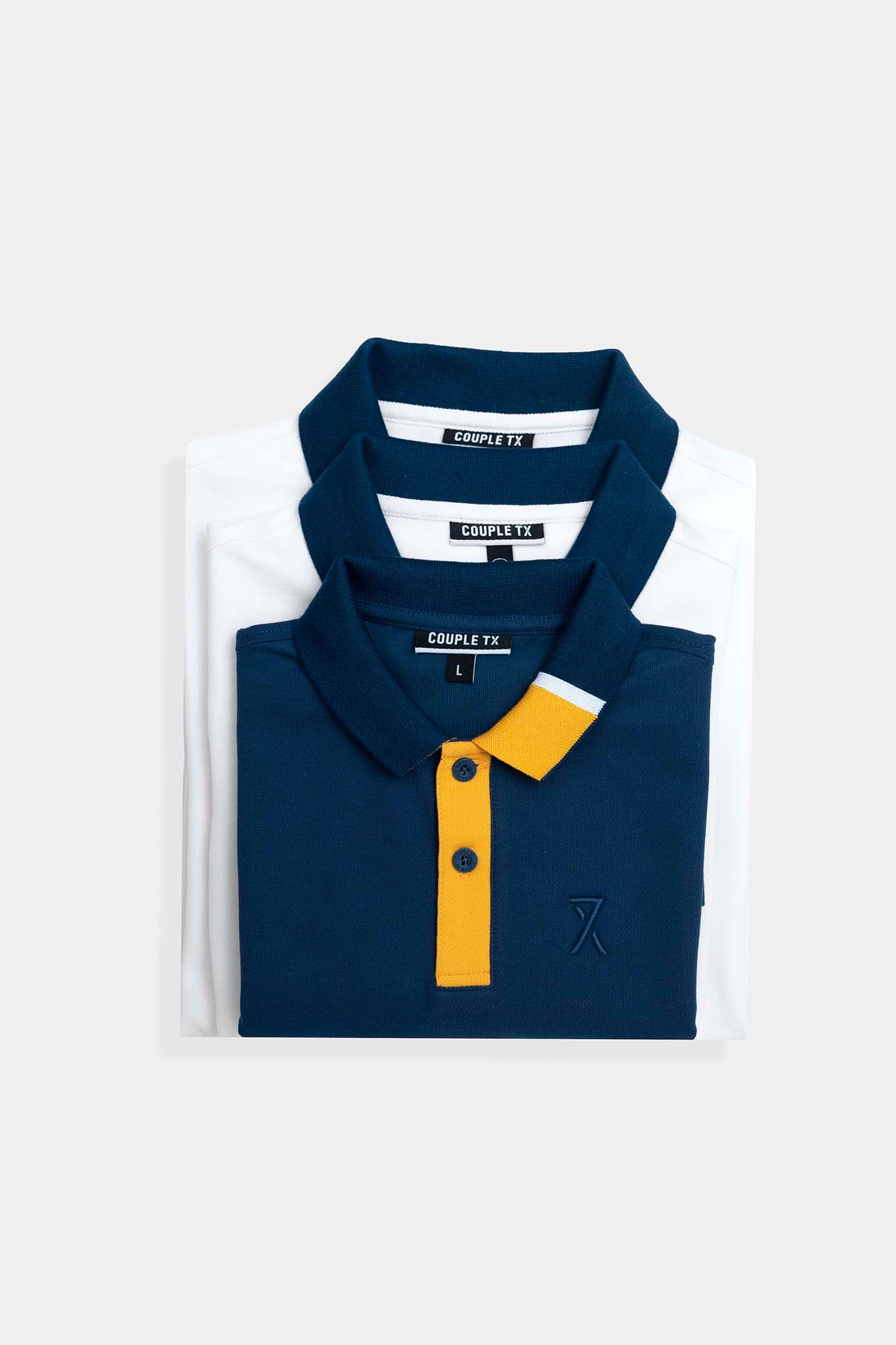 Áo Polo Nữ Pique Regular Fit Phối Trụ Bo Kiểu WPO 2023 -