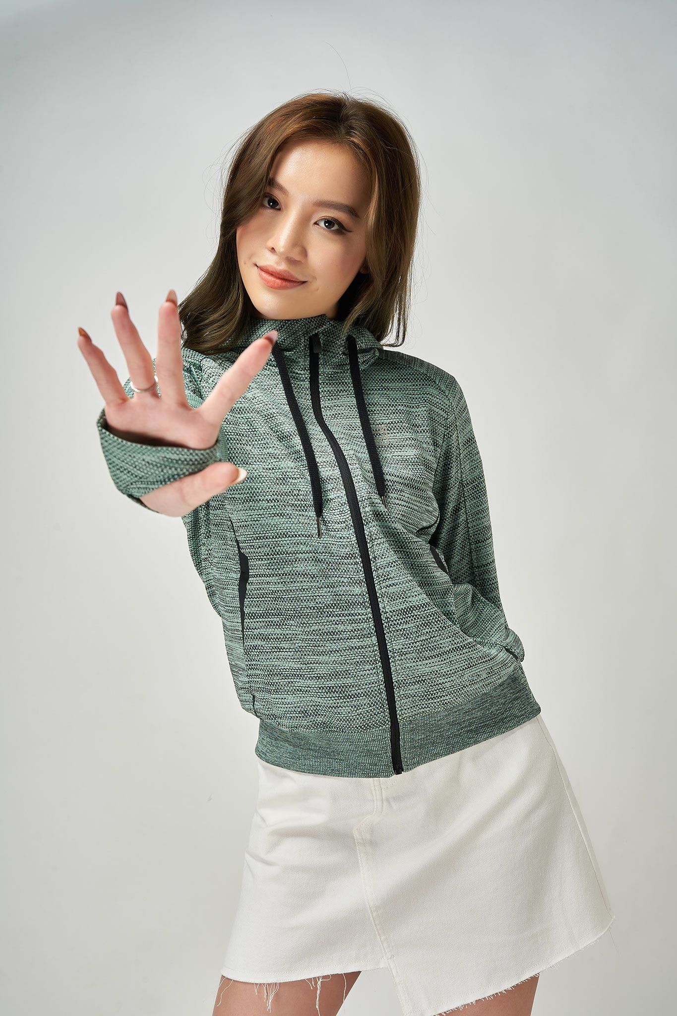 Áo Khoác UV Nữ Sọc Màu WOK 2014 -
