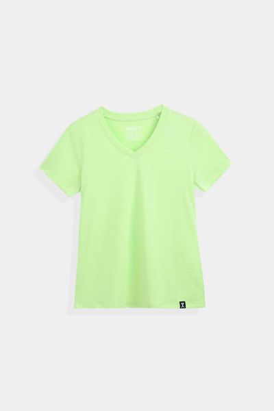 Áo Thun Nữ Basic Cổ Tim WTS 2247