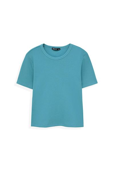 Áo Thun Gân Nữ Slim Fit Tay Lửng WTS 2228