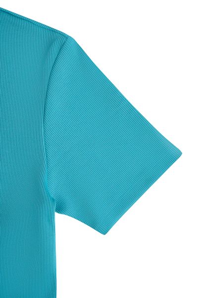 Áo Thun Gân Nữ Slim Fit Tay Lửng WTS 2228