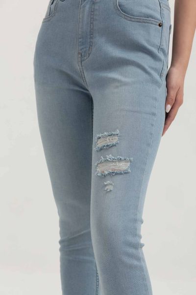 Quần Jean Nữ Skinny Wash Rách WJE 2018