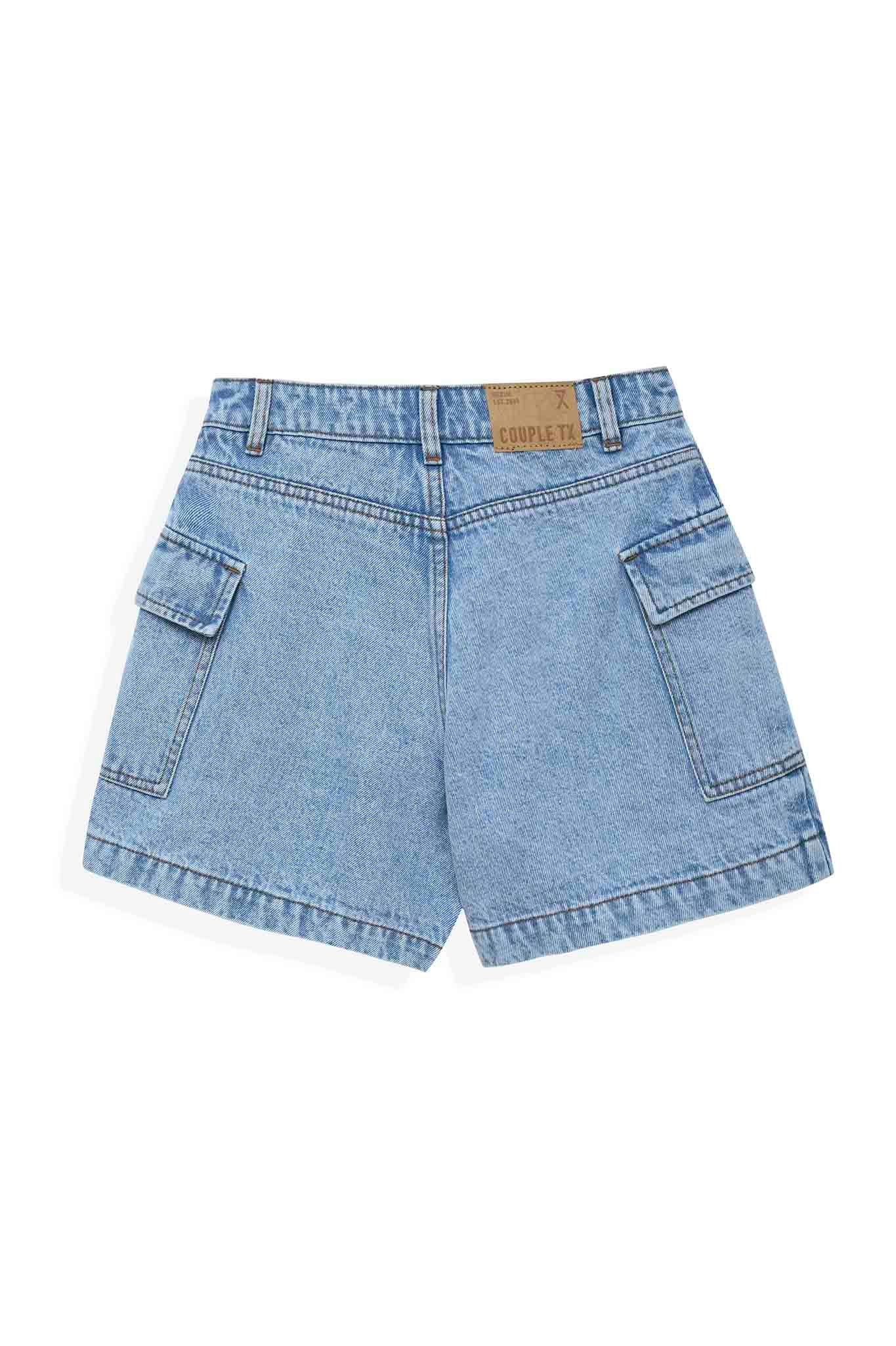 Quần Short Jeans Nữ Túi Đắp Sườn WSR 2016 -