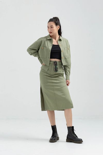 Áo Khoác Croptop Oversize WOF 2009