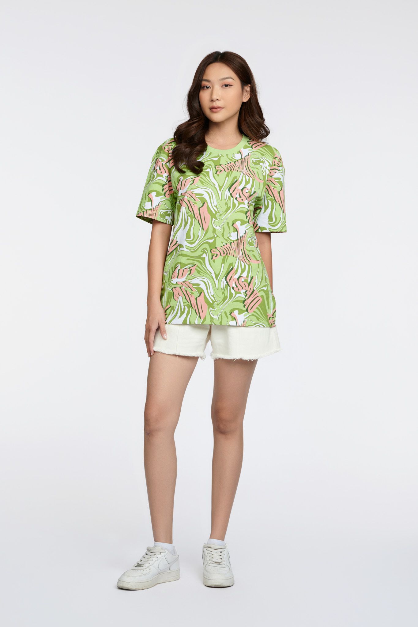 Áo Thun Nữ Pattern In Tấm WTS 2253 -