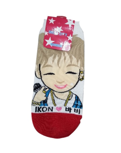 1579. 1 PAIR OF CHARACTER SOCKS - IKON BOBBY