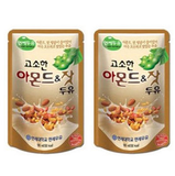 1596. Sữa túi Yonsei Milk mix  Almond & Pinenut Pouch 195 ml