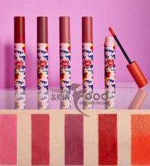 1167. [5 MÀU MỚI 2018] Son Kem Lì 3CE Maison Kitsune Velvet Lip Tint [Phiên bản Giới Hạn Maison Kitsune] - Rambing Rose