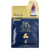 1062. Mặt nạ  Coréana Biocos 24K Gold Perfect Aqua Ampoule Mask