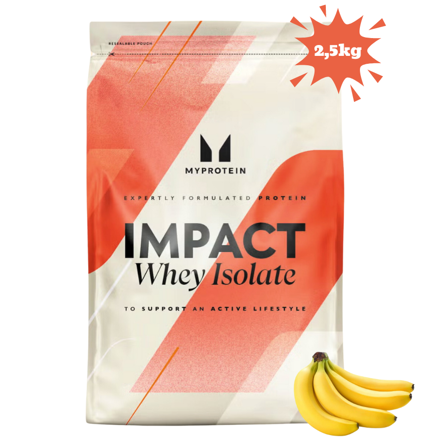 Sữa Tăng Cơ MyProtein Impact Whey Isolate 2.5kg 10 mùi