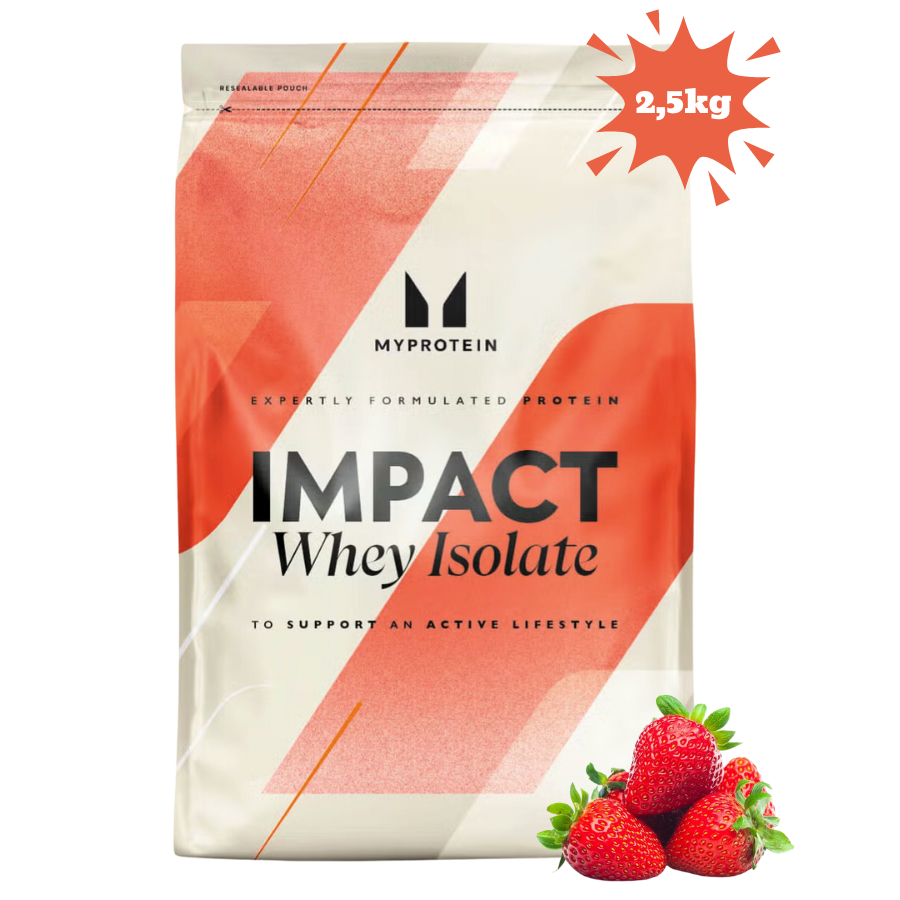 Sữa Tăng Cơ MyProtein Impact Whey Isolate 2.5kg 10 mùi