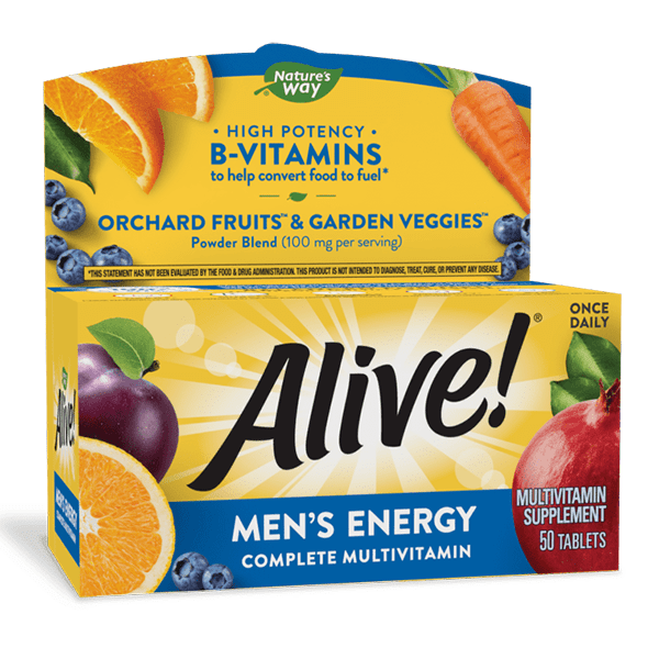 Viên uống Vitamin bổ sung năng lượng dành cho Nam - Alive Men's Energy - 50 viên