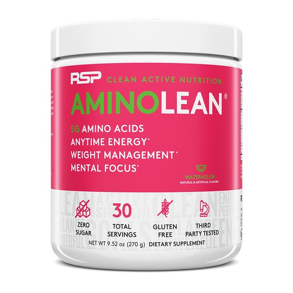 Sữa phục hồi cơ bắp xây dựng cơ nạc RSP AminoLean 270g 30 lần dùng