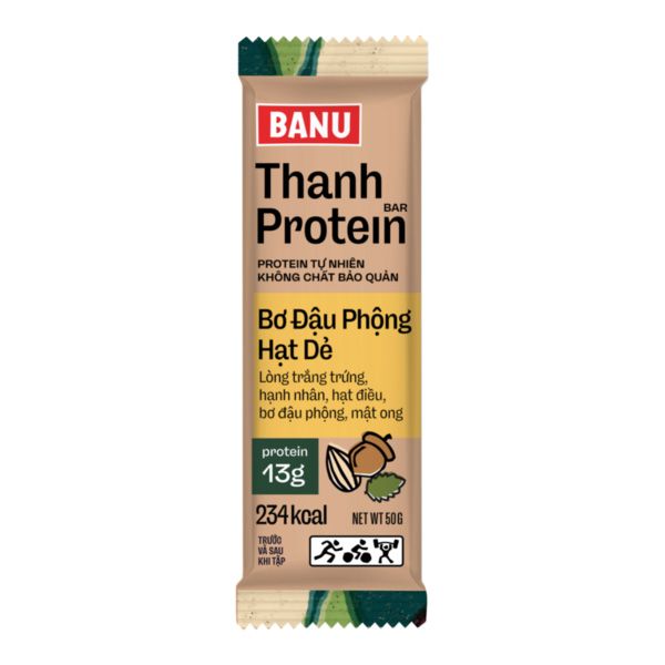 Thanh Protein Năng Lượng 365 Begin Banu 2 mùi - 50g