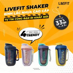 Bình lắc LiveFit Shaker bằng Tritan cao cấp 550ml