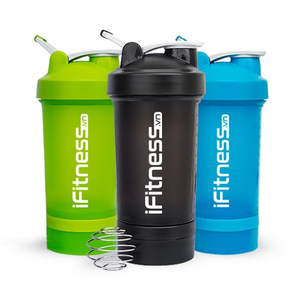 Bình lắc iFitness Pro Shaker 4-in-1 Cao Cấp