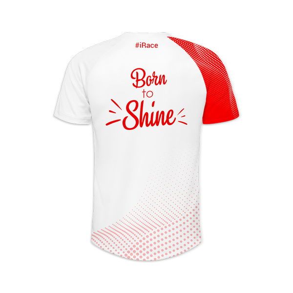 Áo thun chạy bộ iRace - Born to Shine