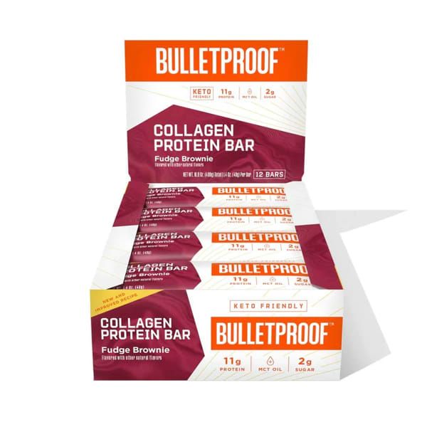 Hộp 12 Thanh Protein Bulletproof Collagen Protein Bar 40g