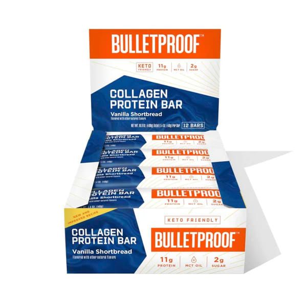 Hộp 12 Thanh Protein Bulletproof Collagen Protein Bar 40g