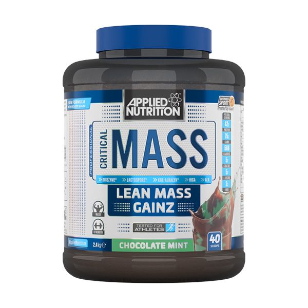 Sữa tăng cân Applied Nutrition Critical Mass 2.4kg - 3 mùi