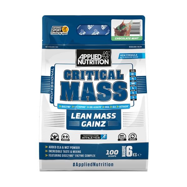 Sữa tăng cân Applied Nutrition Critical Mass Professional - Lean Mass Gainer 6kg - 3 mùi