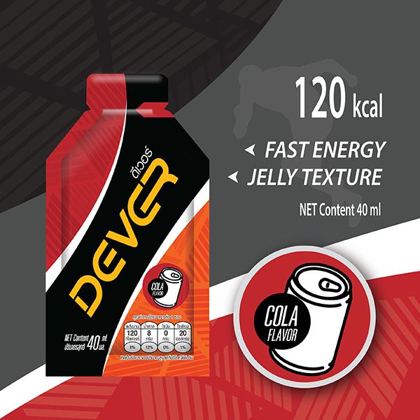 Gel Năng Lượng Dạng Lỏng Dever Energy Gel 120kcal - 40ml