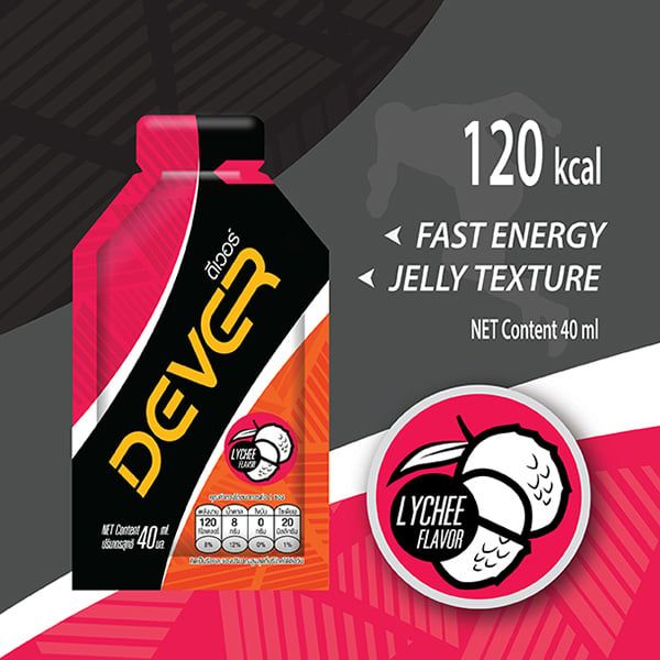 Gel Năng Lượng Dạng Lỏng Dever Energy Gel 120kcal - 40ml