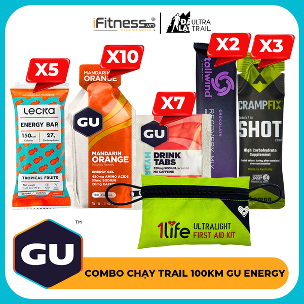 Combo Chay Dalat Ultra Trail 100Km Gu Energy