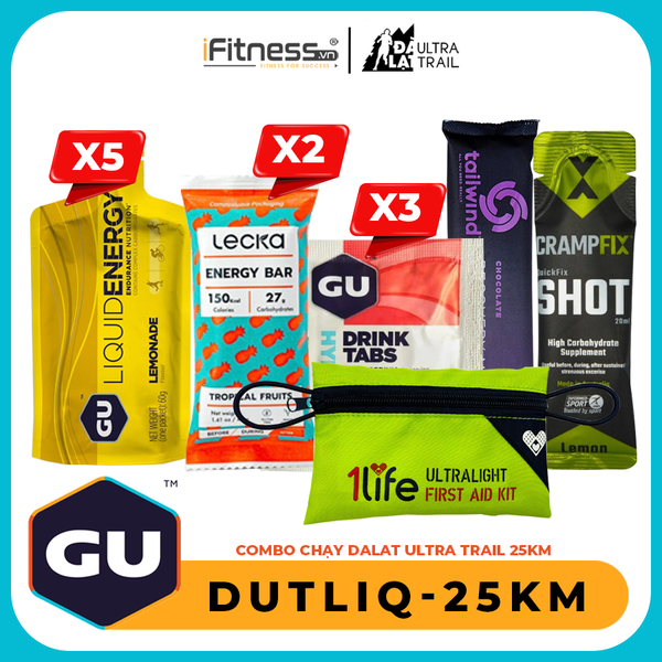 Combo Chay Dalat Ultra Trail 25Km Gu Liquid Energy