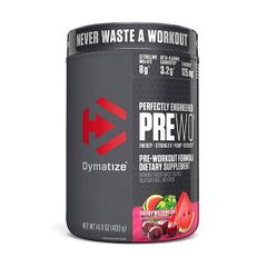 Sữa Tăng Sức Mạnh Sức Bền Dymatize Nutrition Pre W.O. 400g - 4 Mùi