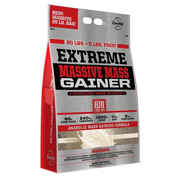 Sữa Tăng Cân Extreme Massive Mass Gainer 11.34kg 4 mùi